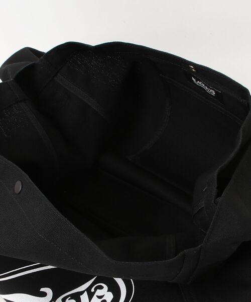 BLACK FLYS（ブラックフライズ）の「【BLACK FLYS】OVAL OG NEWS PAPER BAG（ショルダーバッグ・メンズ・ナチュラル/ブラック・20ﾘｯﾀｰ）」の5枚目の写真