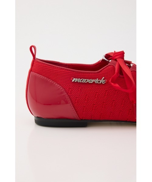 MAISON MAVERICK PRESENTS(メゾンマベリックプレゼンツ)の「ニット バレエフラッツシューズ(スニーカー・レディース・ブラック/レッド・38/40/36)」の18枚目の写真