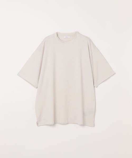 SHIPS any(シップス エニィ)の「SHIPS any:〈洗濯機可能〉JAPAN MADE ライト ペーパー クルーネック Tシャツ◇(Tシャツ/カットソー・メンズ・ホワイト/ライトグレー/ブラック・X-LARGE/LARGE/MEDIUM)」の7枚目の写真