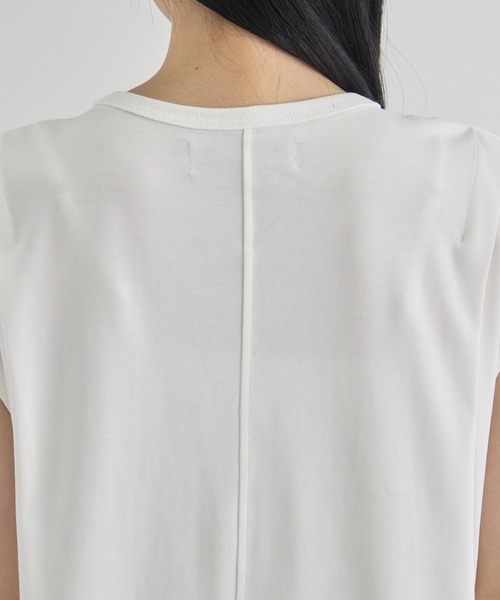 CITY TOKYO(シティトウキョウ)の「【CITY TOKYO/シティートウキョウ】Shoulder Tuck Twist Dress / ショルダータックツイストワンピース(ワンピース・レディース・ホワイト/ブラック/ブルー・1/2)」の18枚目の写真