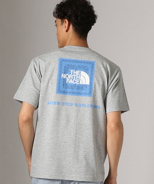 THE NORTH FACE（ザノースフェイス）の「【THE NORTH FACE(ザ・ノース・フェイス)】バンダナロゴTシャツ[速乾]（Tシャツ/カットソー・メンズ・グレー/ホワイト/ブラック・LARGE/MEDIUM）」の3枚目の写真