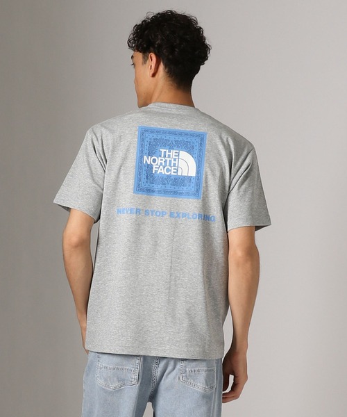 THE NORTH FACE（ザノースフェイス）の「【THE NORTH FACE(ザ・ノース・フェイス)】バンダナロゴTシャツ[速乾]（Tシャツ/カットソー・メンズ・グレー/ホワイト/ブラック・LARGE/MEDIUM）」の15枚目の写真