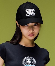 X-girl | XG EMBLEM FADED FAUX LEATHER 6PANEL CAP(キャップ)