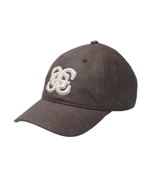 X-girl(エックスガール)の「XG EMBLEM FADED FAUX LEATHER 6PANEL CAP(キャップ・レディース・ブラウン/ブラック・ONE SIZE)」の13枚目の写真