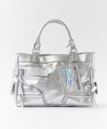 Chick（チック）の「2-Way Faux Leather Shoulder Bag with Card Pockets / カードポケット付き 2WAY フェイクレザー ショルダーバッグ（ショルダーバッグ）」