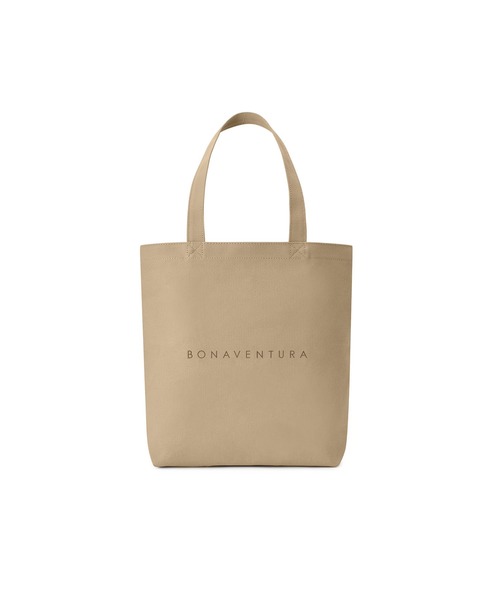 BONAVENTURA（ボナベンチュラ）の「イージー キャンバス トートバッグ (ラージ)  縦型 トート A4（トートバッグ・レディース・ライトグレー/ライトカーキ/ベージュ系その他/ブラウン/コーラルピンク/オレンジ/アイボリー/ブラック/チャコールグレー・FREE）」の6枚目の写真