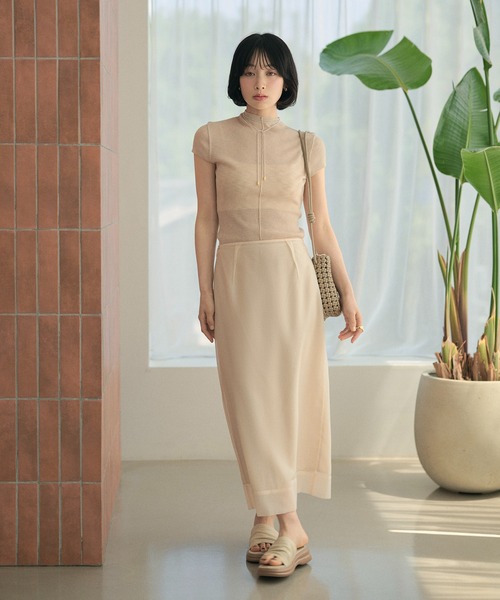 LAULEN(ローレン)の「shirring volume sole sandals /シャーリングボリュームソールサンダル(サンダル・レディース・アイボリー/ブラック・23cm/24cm/25cm)」の20枚目の写真