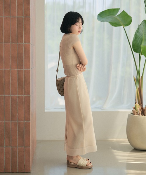 LAULEN(ローレン)の「shirring volume sole sandals /シャーリングボリュームソールサンダル(サンダル・レディース・アイボリー/ブラック・23cm/24cm/25cm)」の21枚目の写真