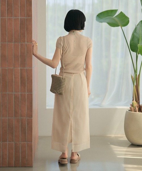 LAULEN(ローレン)の「shirring volume sole sandals /シャーリングボリュームソールサンダル(サンダル・レディース・アイボリー/ブラック・23cm/24cm/25cm)」の22枚目の写真