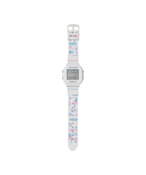 HYSTERIC GLAMOUR(ヒステリックグラマー)の「BABY-G/BGD-10K STEPHAN PATTERN柄(デジタル腕時計・レディース・ホワイト系その他・FREE)」の2枚目の写真