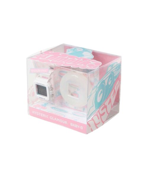 HYSTERIC GLAMOUR(ヒステリックグラマー)の「BABY-G/BGD-10K STEPHAN PATTERN柄(デジタル腕時計・レディース・ホワイト系その他・FREE)」の4枚目の写真