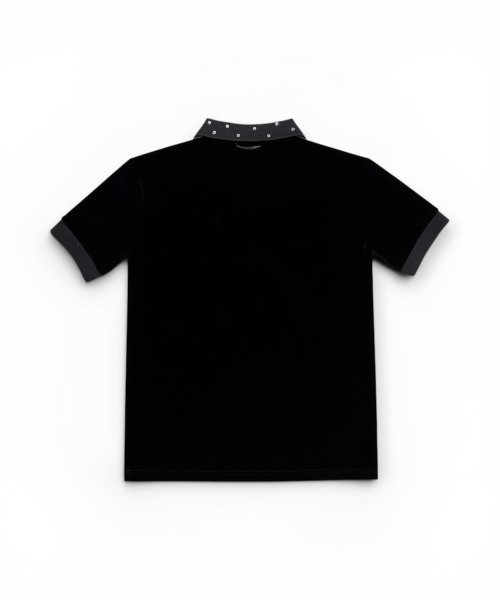 BORN SLIPPY（ボーンスリッピー）の「Crystal Stud Edge Polo (Black)（ポロシャツ・メンズ・その他・FREE）」の6枚目の写真