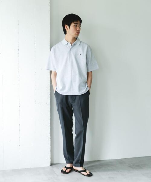 PENNEYS（ぺニーズ）の「『別注』PENNEYS×DOORS　THE FOX 鹿の子 ポロシャツ（ポロシャツ・メンズ・ミント/ライトグレー/チャコールグレー/ネイビー・LARGE/MEDIUM）」の6枚目の写真