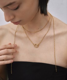 Foundry Mews/ファウンドリーミューズ】FM numbering charm necklase
