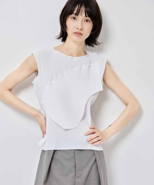 kotohayokozawa/コトハヨコザワ】TODO WAVE TOP *SLEEVELESS/トゥー