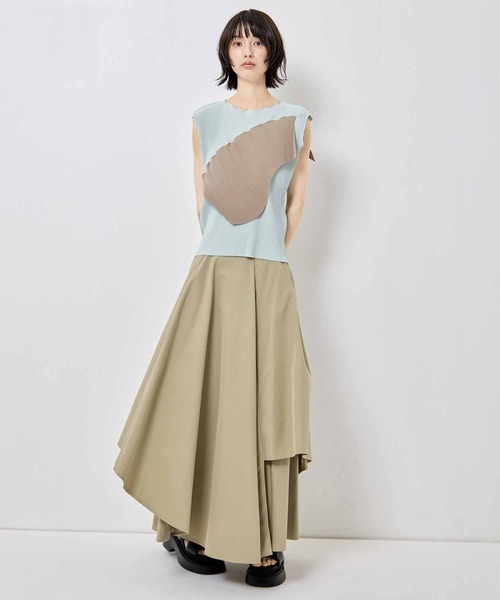 kotohayokozawa(コトハヨコザワ)の「【kotohayokozawa/コトハヨコザワ】TODO WAVE TOP *SLEEVELESS/トゥードゥウェーブトップスリーブレス(タンクトップ・レディース・ライトブルー/ホワイト/ブラック/ブラック系その他・FREE)」の15枚目の写真