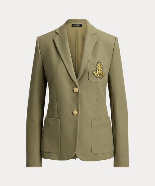 LAUREN RALPH LAUREN（ローレン ラルフ ローレン）の「ブリオン ジャカード ブレザー（テーラードジャケット・レディース・グリーン系2・XXS/XS/XL/S/M/L）」の9枚目の写真