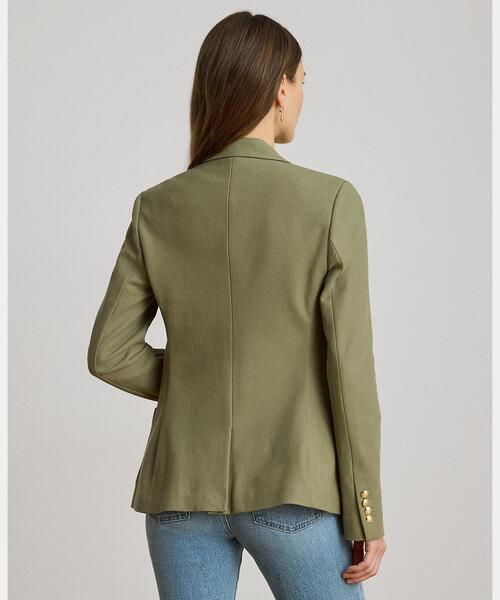 LAUREN RALPH LAUREN（ローレン ラルフ ローレン）の「ブリオン ジャカード ブレザー（テーラードジャケット・レディース・グリーン系2・XXS/XS/XL/S/M/L）」の7枚目の写真