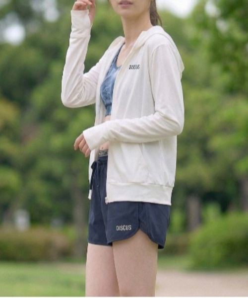 DISCUS ATHLETIC(ディスカス アスレチック)の「【DISCUS ATHLETIC/ディスカス アスレチック】水陸両用 UV接触冷感ダブルウエストボードショーツ(塩素対応/DRY/ストレッチ)(その他パンツ・レディース・ブラック/ネイビー/モカ・MEDIUM/LARGE)」の3枚目の写真