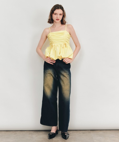 REDYAZEL(レディアゼル)の「【Vintage Denim Series】ヴィンテージウォッシュストレートデニム(デニムパンツ・レディース・ネイビー/ブルー・SMALL/MEDIUM)」の20枚目の写真