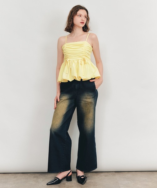 REDYAZEL(レディアゼル)の「【Vintage Denim Series】ヴィンテージウォッシュストレートデニム(デニムパンツ・レディース・ネイビー/ブルー・SMALL/MEDIUM)」の19枚目の写真
