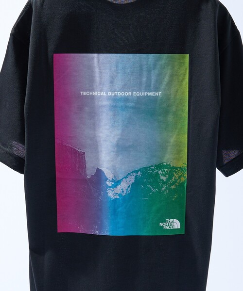 THE NORTH FACE(ザノースフェイス)の「【THE NORTH FACE / ザ・ノース・フェイス】TECHNICAL OUTDOOR TEE / テクニカルアウトドアTシャツ / デジタルアート / 半袖Tシャツ / ユニセックス(Tシャツ/カットソー・メンズ・ホワイト/ブラック/イエロー・M/L)」の6枚目の写真