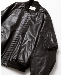CONZ（コンズ）の「light lamb leatherfanshape MA-1 blouson  beautiful peopleM（ブルゾン）」
