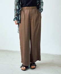 ヴィンテージサテンストレートパンツ