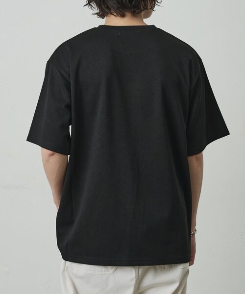 COLONY 2139(コロニートゥーワンスリーナイン)の「ナナメジャガード半袖Tシャツ(Tシャツ/カットソー・メンズ・ホワイト/ベージュ/ブラック・MEDIUM/LARGE)」の14枚目の写真