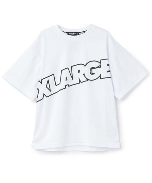 XLARGE KIDS(エクストララージキッズ)の「アウトラインロゴ半袖Tシャツ(Tシャツ/カットソー・キッズ・ブラック/ホワイト/オレンジ・130cm/110cm/120cm/140cm/90cm/100cm)」の2枚目の写真