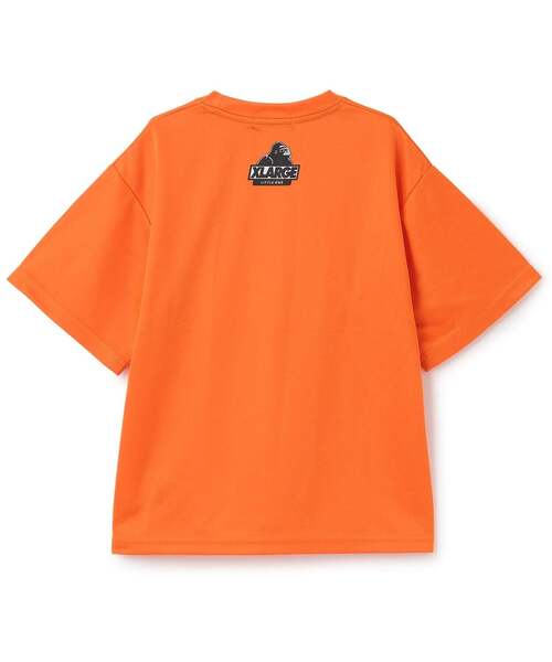 XLARGE KIDS(エクストララージキッズ)の「アウトラインロゴ半袖Tシャツ(Tシャツ/カットソー・キッズ・ブラック/ホワイト/オレンジ・130cm/110cm/120cm/140cm/90cm/100cm)」の4枚目の写真