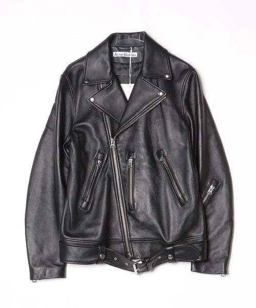 ブランド古着】Nate Clean レザー ライダースジャケット（その他