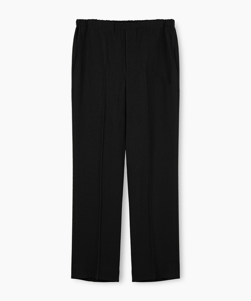 LAD MUSICIAN(ラッドミュージシャン)の「DRY CLOTH SLIM STRAIGHT PANTS(その他パンツ・メンズ・ブラック・46/44/42)」の1枚目の写真