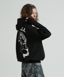 《WEB&DEPOT限定》BLACK SCORPION SWEAT PULL OVER PARKA