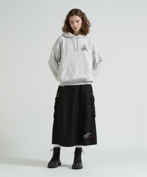 AVIREX(アヴィレックス)の「《WEB&DEPOT限定》BLACK SCORPION SWEAT PULL OVER PARKA(パーカー・レディース・オレンジ/オリーブ/ブラック/マスタード/ライトグレー・F)」の19枚目の写真