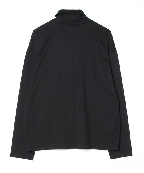 STUDIOUS(ステュディオス)の「COMFORT FIT TEE TURTLE NECK(Tシャツ/カットソー・メンズ・ブラック・1)」の2枚目の写真