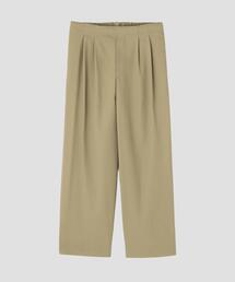 YLEVE / HIGHTWISTED COTTON GABA EASY TROUSERS