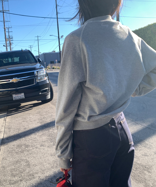 haag(ヘイグ)の「a cover stitch sweatshirt (grey)(スウェット・レディース・その他・FREE)」の7枚目の写真