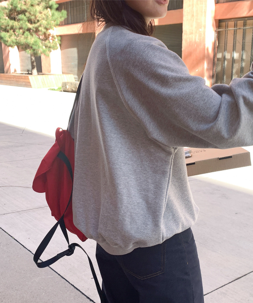 haag(ヘイグ)の「a cover stitch sweatshirt (grey)(スウェット・レディース・その他・FREE)」の12枚目の写真