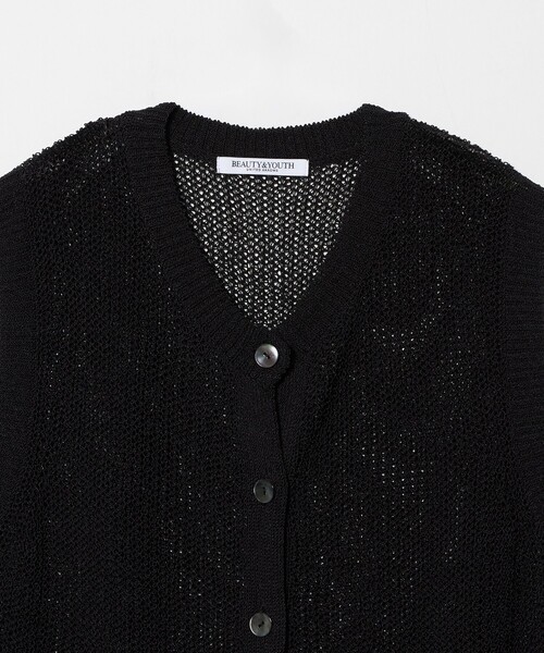 BEAUTY&YOUTH UNITED ARROWS（ビューティーアンドユースユナイテッドアローズ）の「フロントボタン ノースリーブニット プルオーバー（ベスト・レディース・ブラック/ダークブラウン/ナチュラル・FREE）」の18枚目の写真