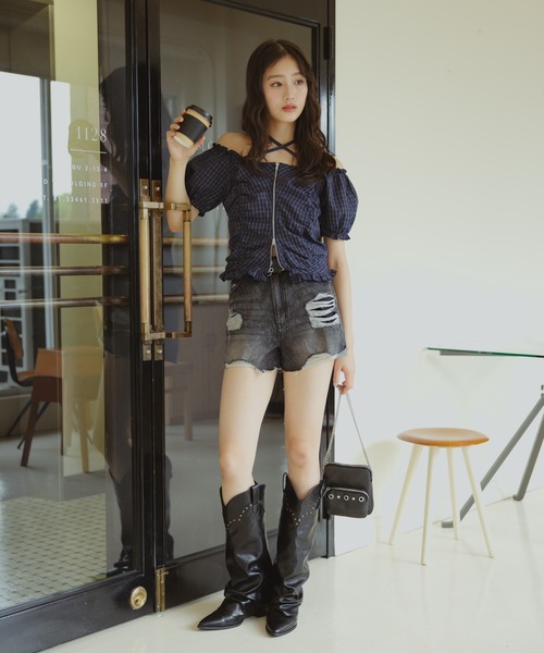 repipi armario（レピピ アルマリオ）の「カバーウエスタンブーツ（ブーツ・キッズ・ブラック・SMALL/MEDIUM/LARGE）」の3枚目の写真