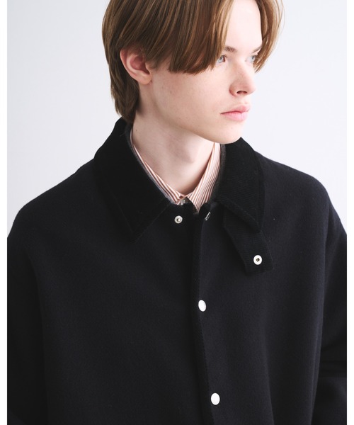 Traditional Weatherwear(トラディショナルウェザーウェア)の「WAVERLY STUDS SHORT(ダウンジャケット/コート・メンズ・ブラック・38/36)」の5枚目の写真
