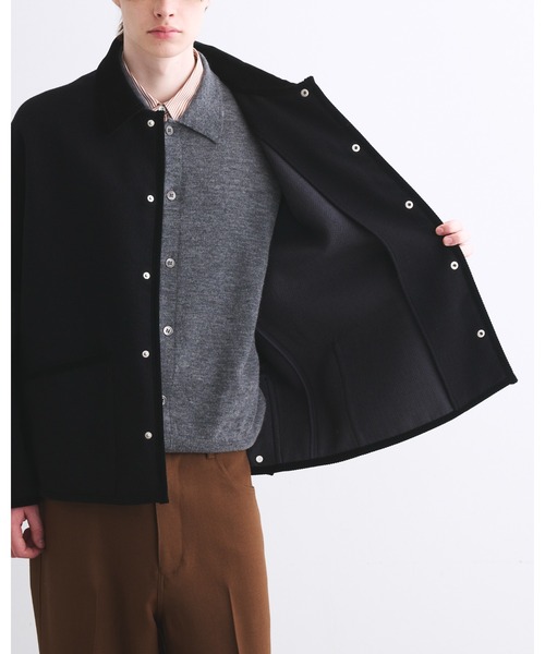 Traditional Weatherwear(トラディショナルウェザーウェア)の「WAVERLY STUDS SHORT(ダウンジャケット/コート・メンズ・ブラック・38/36)」の7枚目の写真