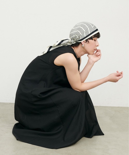 LARUTA（ラルータ）の「【LARUTA】ランダムタックフレアノースリワンピース（ワンピース・レディース・ブラック/ブルー/その他1・FREE）」の8枚目の写真