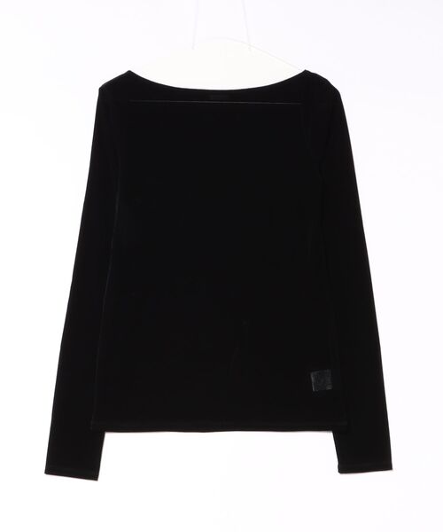 DRESSLAVE(ドレスレイブ)の「nylon tulle flocky boatneck pull(ナイロンチュールフロッキーボートネックプルオーバー)(Tシャツ/カットソー・レディース・ネイビー/ブラック・38)」の22枚目の写真