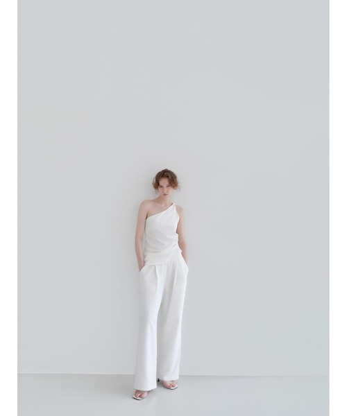 NOWNS（ナウンス）の「Lou | Single tuck banding pants（その他パンツ・レディース・アイボリー・FREE）」の5枚目の写真