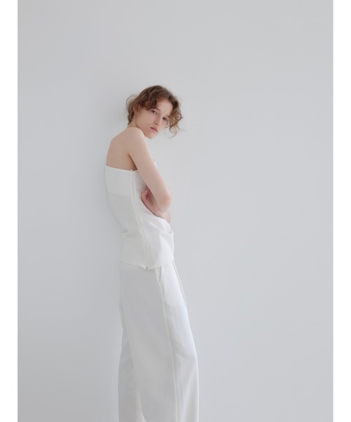 NOWNS（ナウンス）の「Lou | Single tuck banding pants（その他パンツ・レディース・アイボリー・FREE）」の6枚目の写真