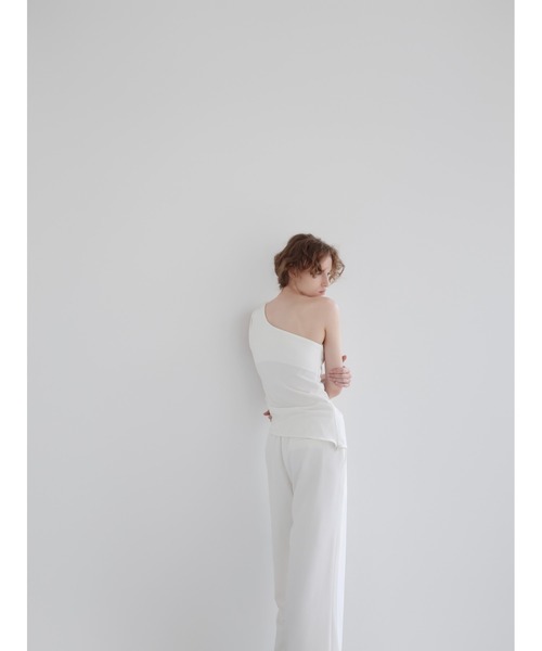 NOWNS（ナウンス）の「Lou | Single tuck banding pants（その他パンツ・レディース・アイボリー・FREE）」の7枚目の写真
