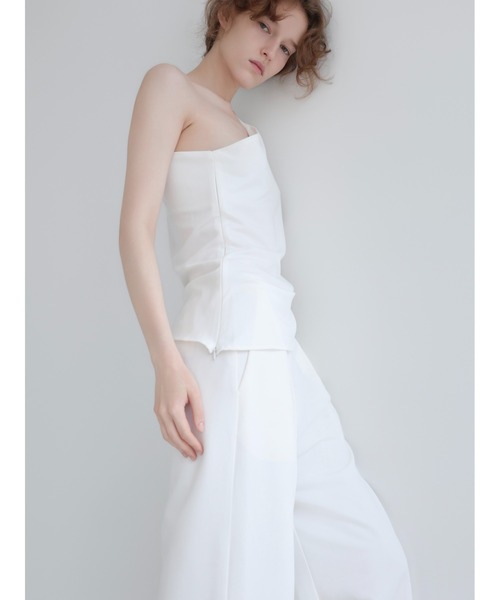 NOWNS（ナウンス）の「Lou | Single tuck banding pants（その他パンツ・レディース・アイボリー・FREE）」の10枚目の写真