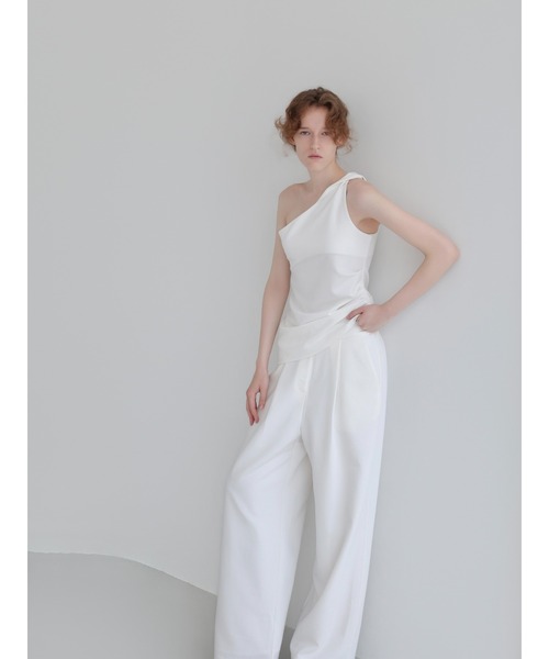 NOWNS（ナウンス）の「Lou | Single tuck banding pants（その他パンツ・レディース・アイボリー・FREE）」の9枚目の写真